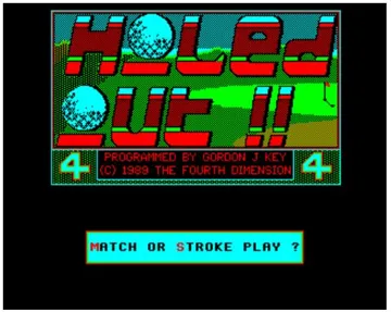 Holed Out - Glen Aigre & Eagle Park (1989)(Fourth Dimension)[h TSTH] screen shot title